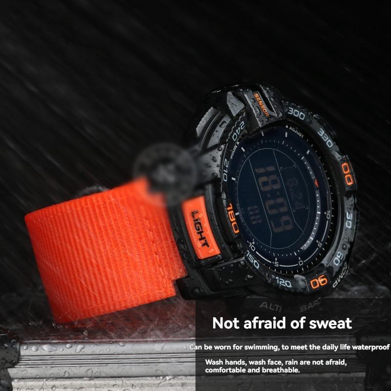 16mm Nylon Canvas Strap for Casio G-ShOCK GW6900/DW5600/GW-B5600/GM-5600/GA110/GA 2100 Outdoor Sports Watch Band Replacement