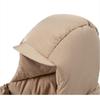 Women's Hooded Down Hat & Scarf: Windproof, Warm Ear & Neck Protection for Autumn/Winter