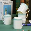 Bone China Mug 300~360ml Household Chinese High Aesthetic Handle Couple Ceramic Water Cups Underglaze Colour Office Coffee Cup
