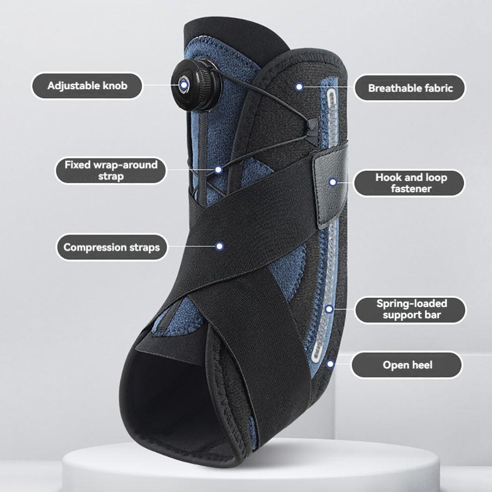 1Pcs Sport Ankle Protectors Pressurized Support Fixed Rehabilitation Adjustment Anti-Break Foot Joint Protectors Sprain Recovery