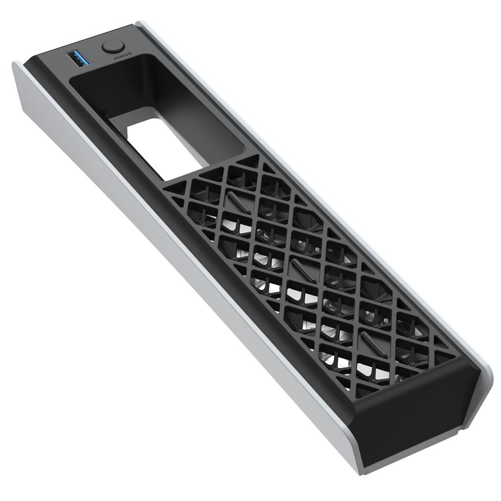 Cooling System with Adjustable Speed External Cooler with RGB Light and USB 3.0 Port for PlayStation 5 Slim/Pro Console Accessories