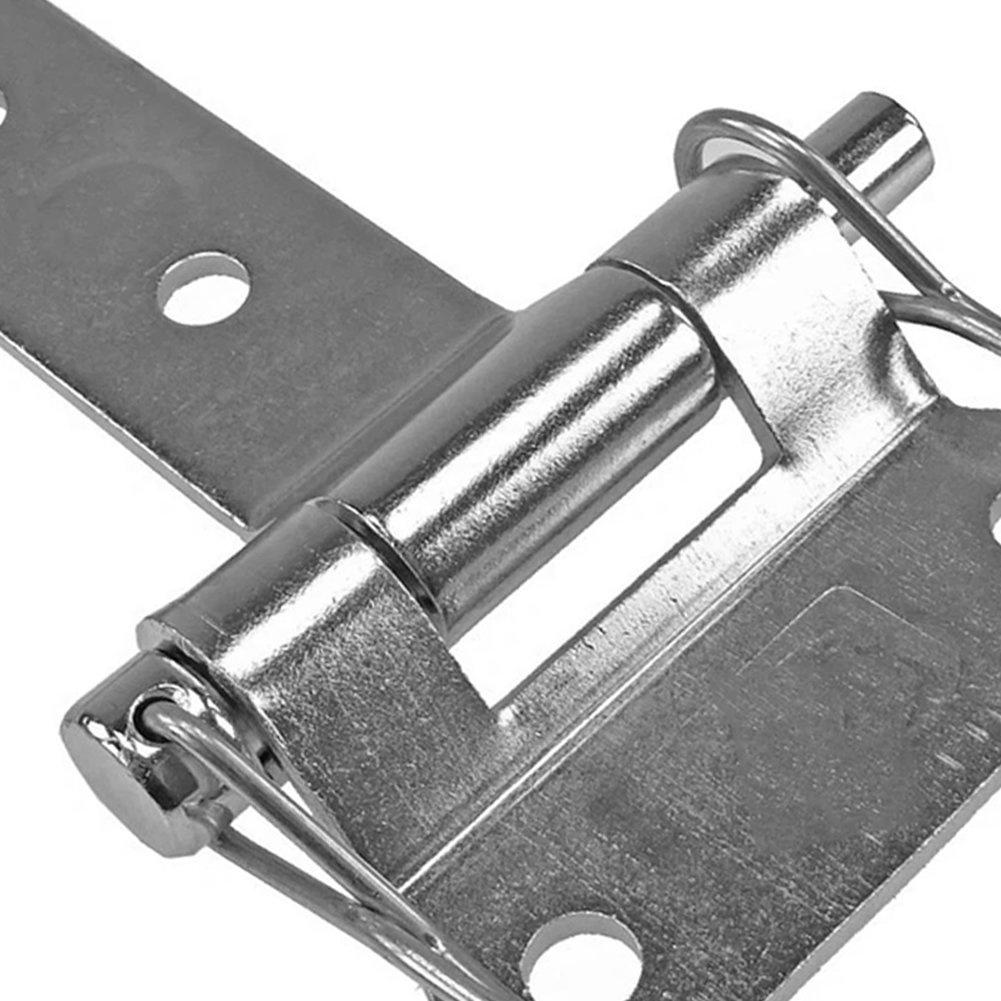 1set D-Type Removable Steel Hinges Rust-Resistant For Industrial Agricultural Automotive Accessories Easy Installation