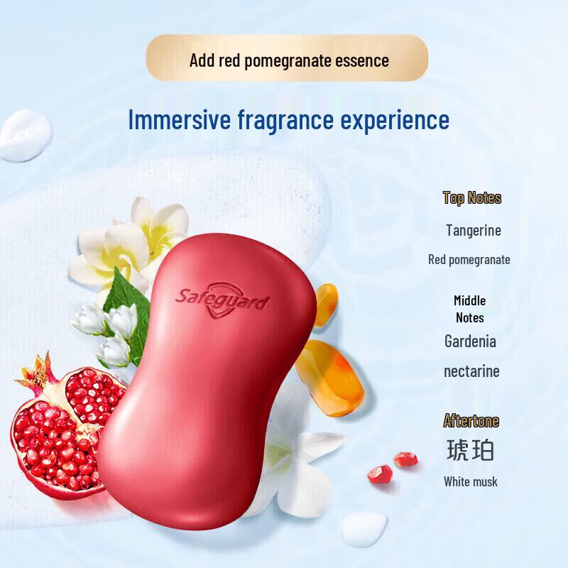 Safeguard Pomegranate Deep Cleansing Bar Soap, 5-Pack