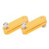 2PCS Ruler Limit Block Aluminum Alloy Accurate Adjustable Thickness Ruler Stop Fence for