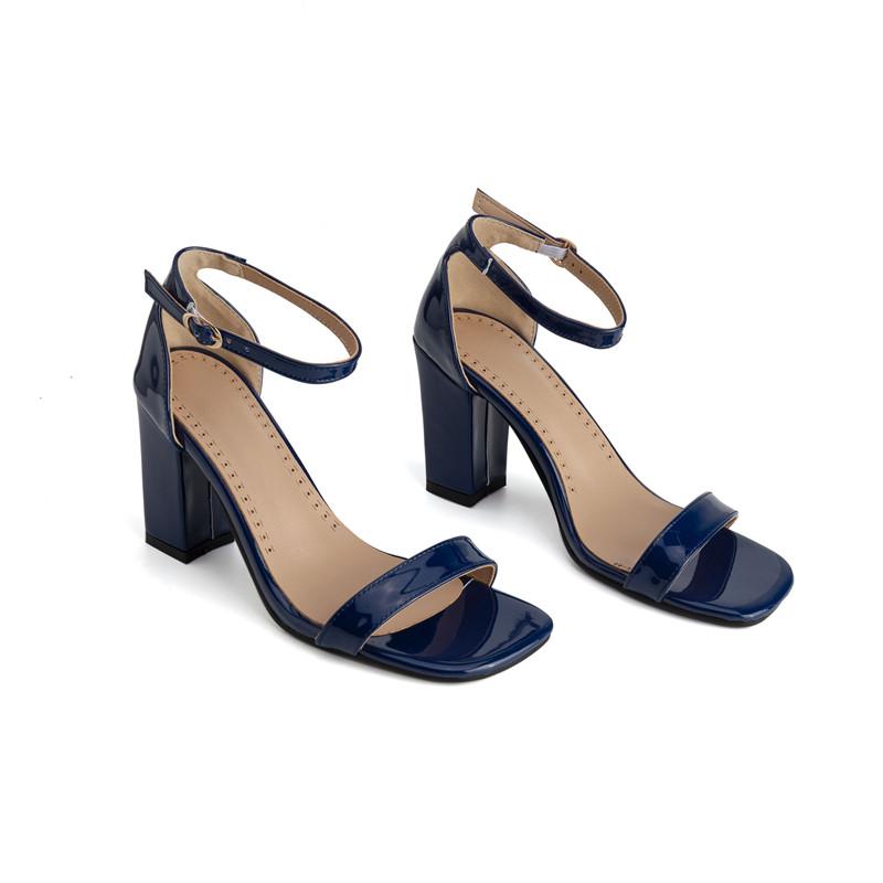 Sandales à talons hauts pour femmes été nouvelle collection sandales à plateforme à bout ouvert grande taille