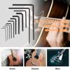 11pcs Guitar Wrenches Guitar Inner Hexagon Wrench Set with 4&5mm Lengthened Ball End Hex Key Wrench Alan Wrenches