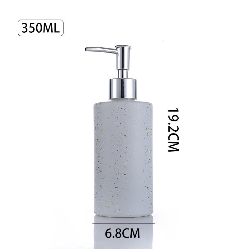 Glass Press-Type Refillable Bottle for Hand Sanitizer, Shampoo, or Shower Gel – Ideal for Hotel and B&B Bathrooms