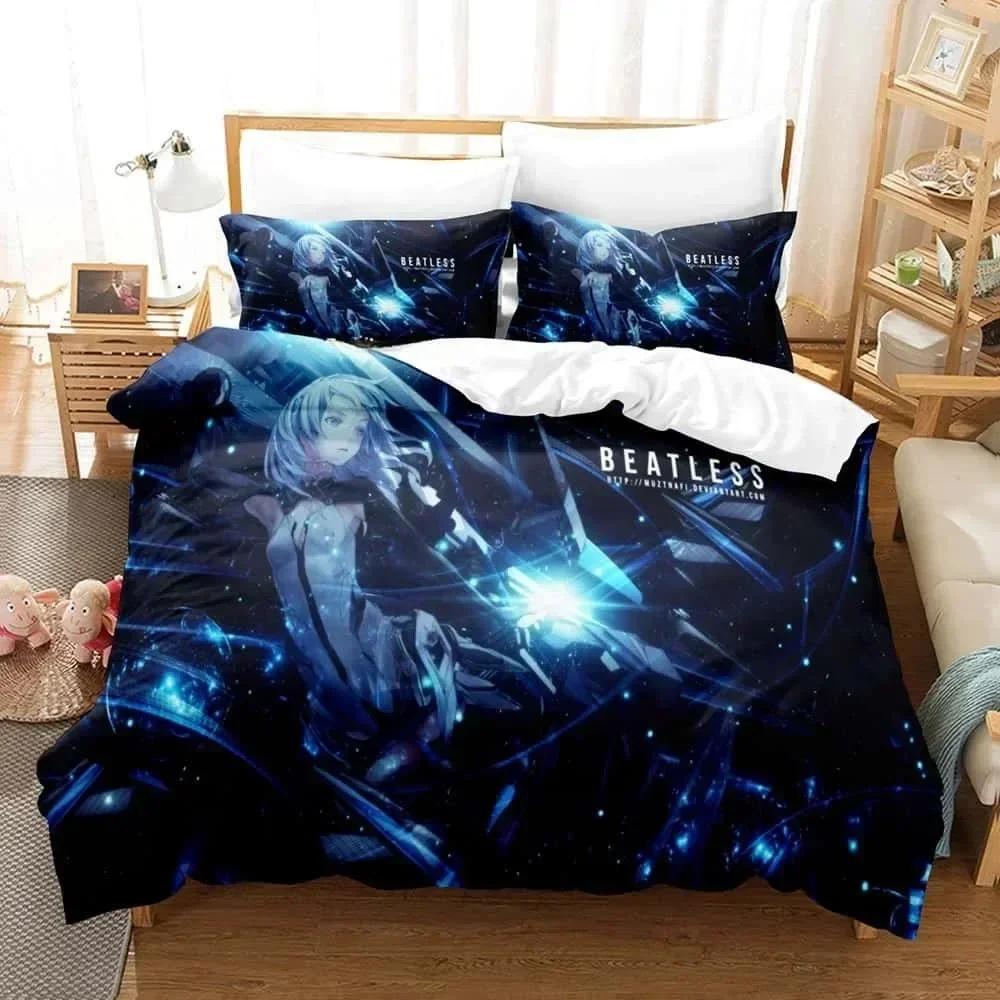 3D New Beatless Bedding Set Single Twin Full Queen King Size Bed Set For Adult Kid Bedroom Duvet cover Sets Print  Bed