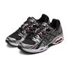 Asics Gel Nimbus 9 Graphitgrau Rot Unisex Sneaker Reinsilber 1201A424-023