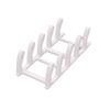 Plastic Pot Lid Rack Large Capacity Vertical Pan Lid Storage Rack Cookware Organizer  for Kitchen