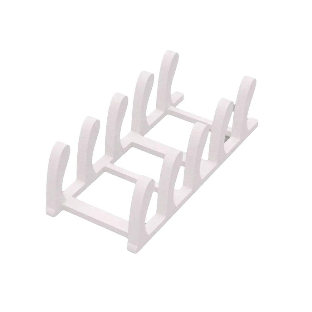 Plastic Pot Lid Rack Large Capacity Vertical Pan Lid Storage Rack Cookware Organizer for Kitchen