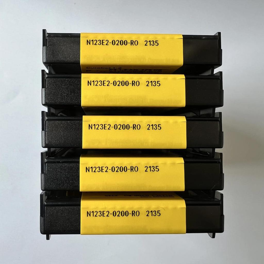 Original Sandvik / N123E2-0200-RO 2135 /CNC Lathe Carbide Blade Tool 10 Pcs