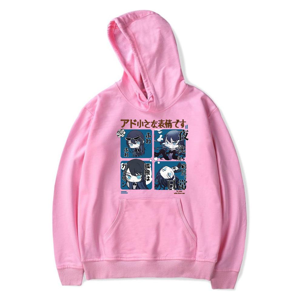 Ado Hoodies Women Men Fashion Streetwear Cartoon Printed Sweatshirts Unisex Pullover Autumn Sportswear Outfits