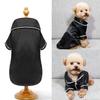 High Quality Imitation Silk Pet Sleepwear Comfortable To Wear Black Color Dog Clothes Soft Pet Supplies