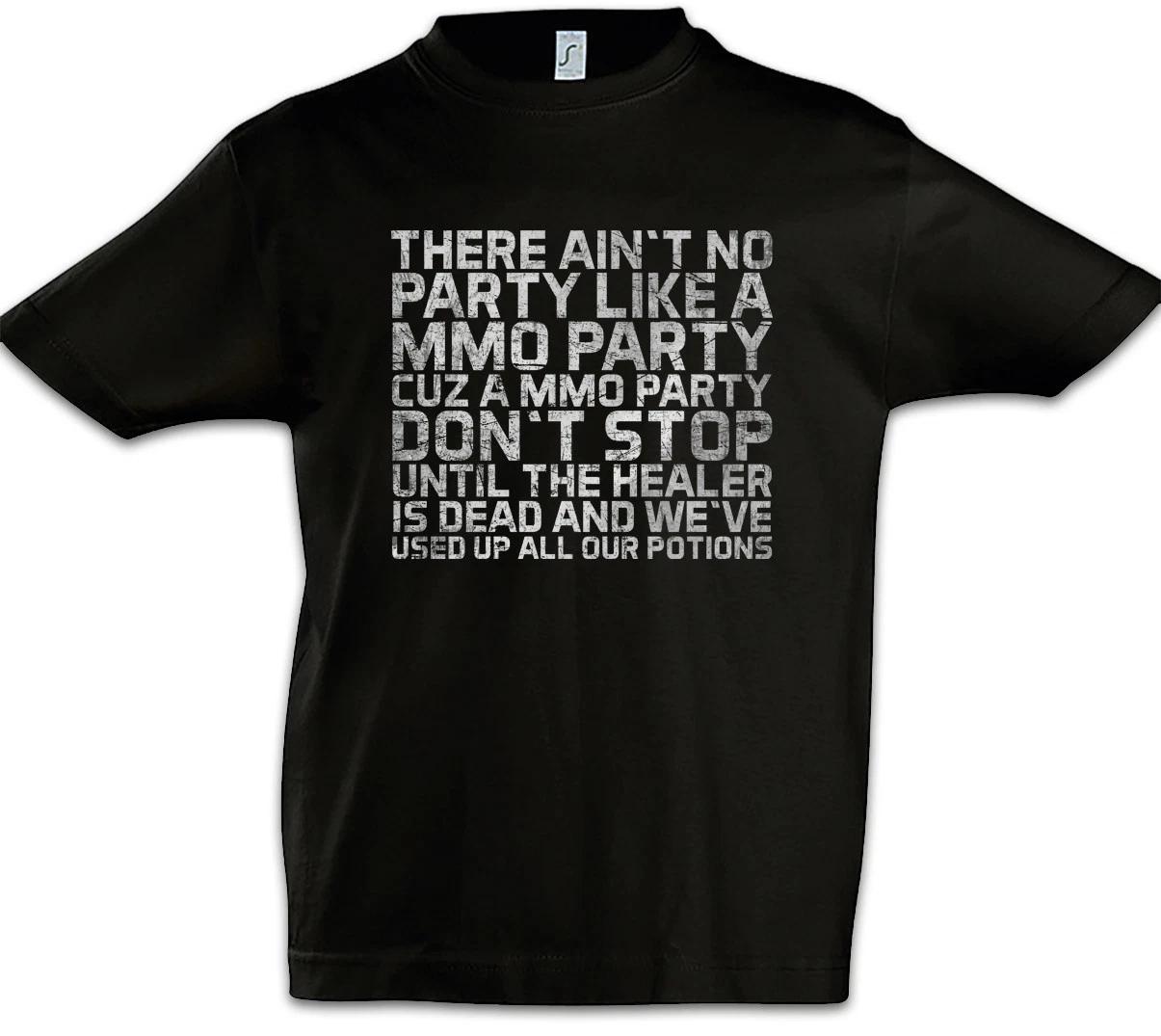 There Ain t no Party Like A MMO Party Boys kids boys T-Shirt Raid RPG Gamer Games Fun 100