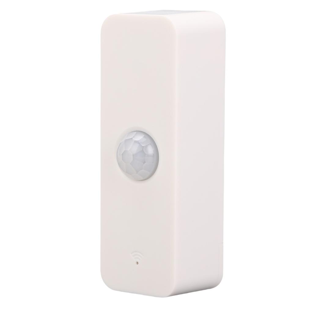 Smart Motion Sensor Compatible Wireless APP Remote Control Home Security System Motion Detector for Smart Lights and Home Automation ABS White 6m Ran