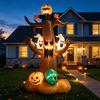 Halloween Inflatable Scary Tree Props 8ft Blow Up for Holiday Garden Outdoor