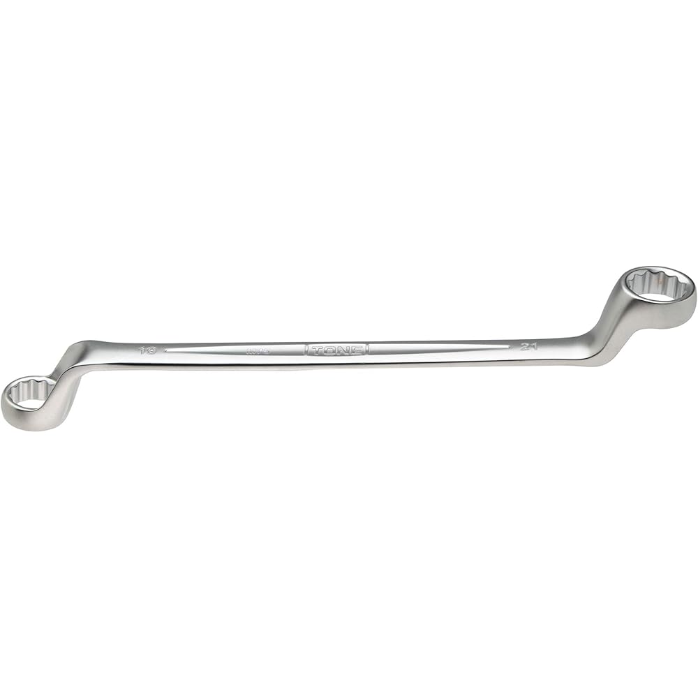 TONE Long Mechanic Wrench 75 Degree Dual Size 19x21mm
