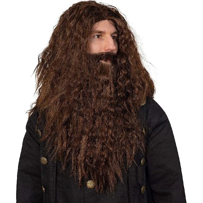 Vánoční Cosplay Hobbit Gandalf Cosplay Paruka Set na vousy Čelenka pro fanoušky Pána prstenů Party Sváteční dekorace DIY
