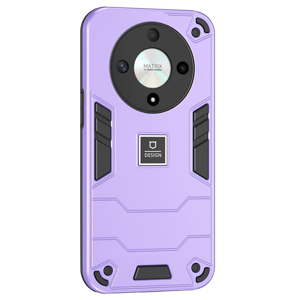

For Honor X9b 5G/Magic6 Lite 5G Case PC+TPU Drop-Proof Protective Phone Cover Purple