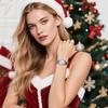 Christmas Gift: Cute Waterproof Women's Watch: Analog Women's Watch with Stainless Steel Strap, Antique Style Fashion Accessory