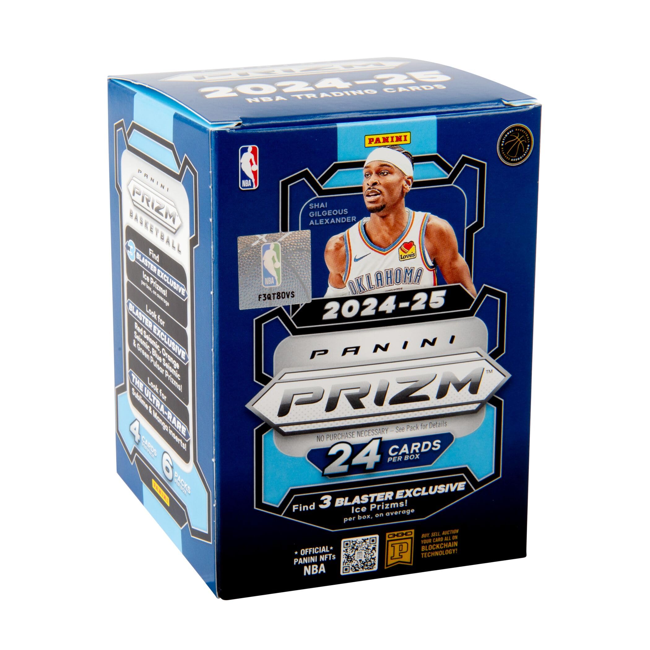 

Коллекционная баскетбольная карточка Panini Prizm Blaster Box 2024-25