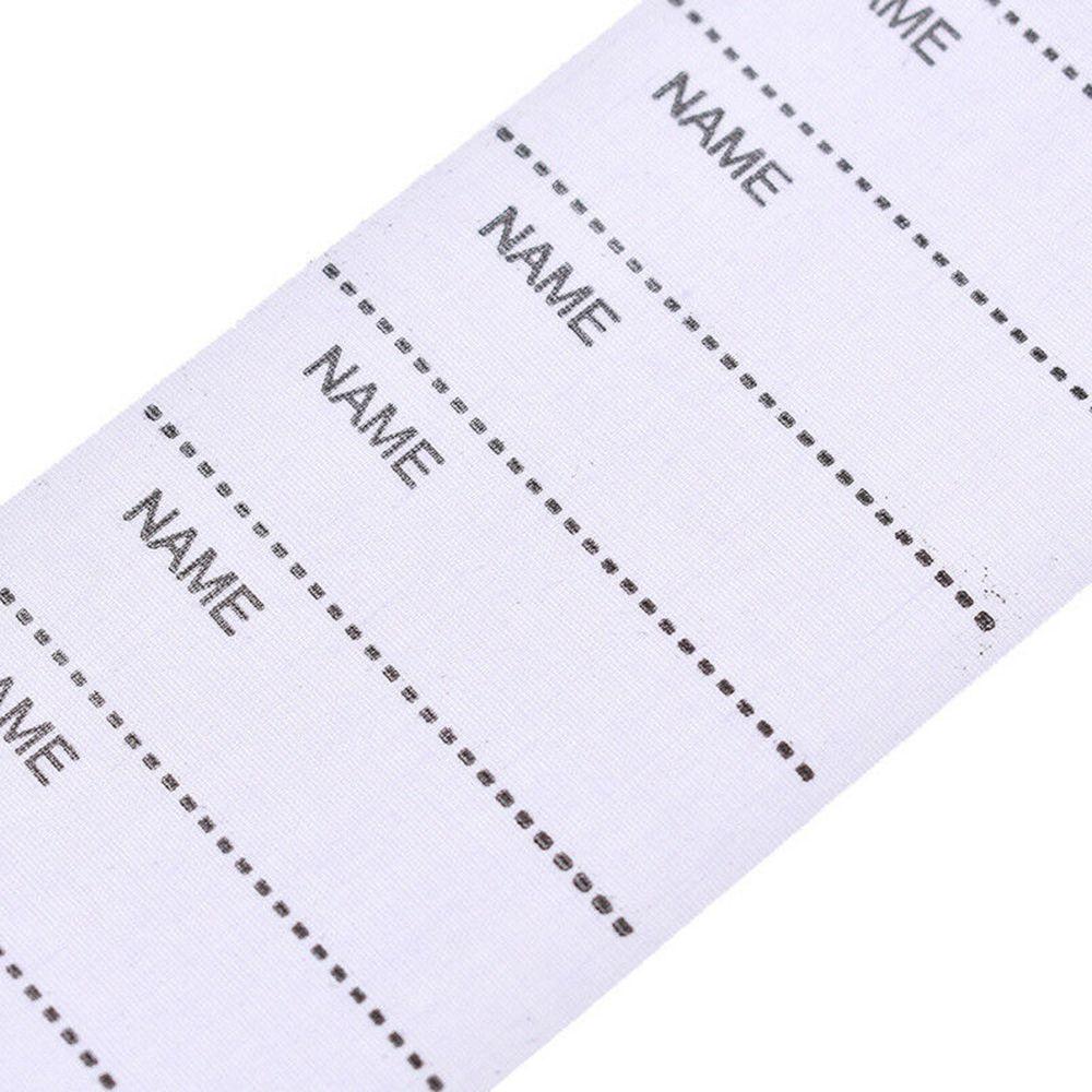 Clothing Accessories Woven Washable Marker Set Garment Labels Iron on Name Label Fabric Tags