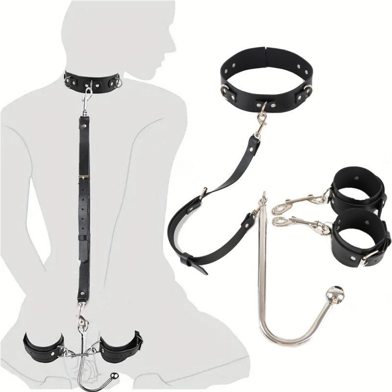 Erotic Anal Training Restraint Strap for Outdoor Play