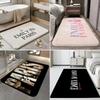 Drama E-Emily in Paris Vloermat Zacht Flanel Entree Deurmat Antislip Absorberend Badkamer Slaapkamer Vloerkleed
