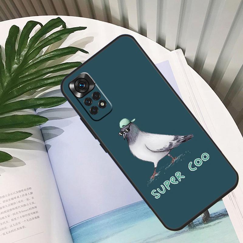 Pigeons Doves Bird Flock Animal Cover For Xiaomi Redmi Note 11 12 10 9 8 Pro Note 11S 10S 9S Redmi 10C 10A 9C 12C Back Case