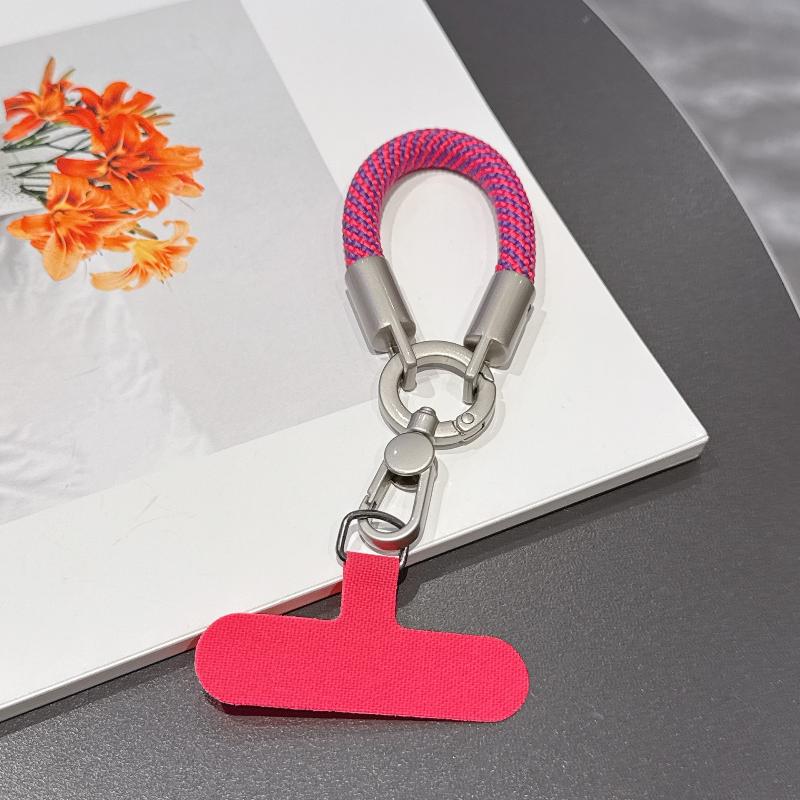 Short Portable Lanyard Pickup Chain Wrist Chain Anti-Lost Lanyard Universal Phone Case With Clip Lanyard Phone Accessories