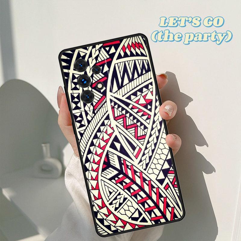 Maori Samoan Polynesian Tribal phone case For Samsung Galaxy A42 A31 A40 A51 A71 A32 A80 A91 A52 A72 A20e A21S A50 A70 A11 A12