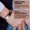 DEMMEX 3mm Thick Solid Copper Bracelet for Men & Women – 100% Pure, Raw, Uncoated Copper Cuff Bangle, Non-Magnetic – Heavy Gauge Thickest of Its