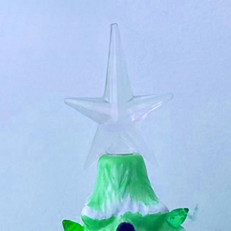Ceramic Christmas Tree INS Mini Christmas Tree LED Ornament Home Party Holiday Desktop Atmosphere Decorations Props New