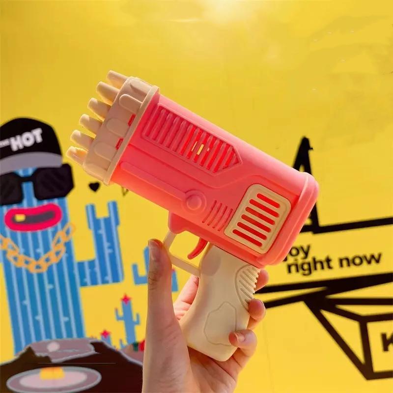 32 Hole Electric Bubble Machine Internet Celebrity  Gun Bubble Water Stick Children's Toy Without Bubble Water and Battery