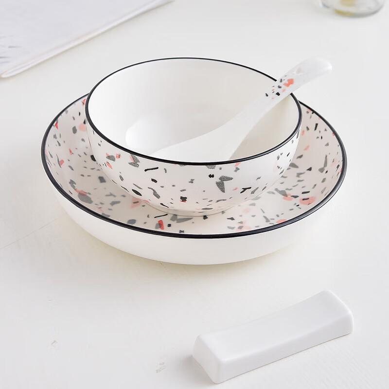 CODA Keramik-Geschirrset, 4-teilig, inspiriert von Tinte