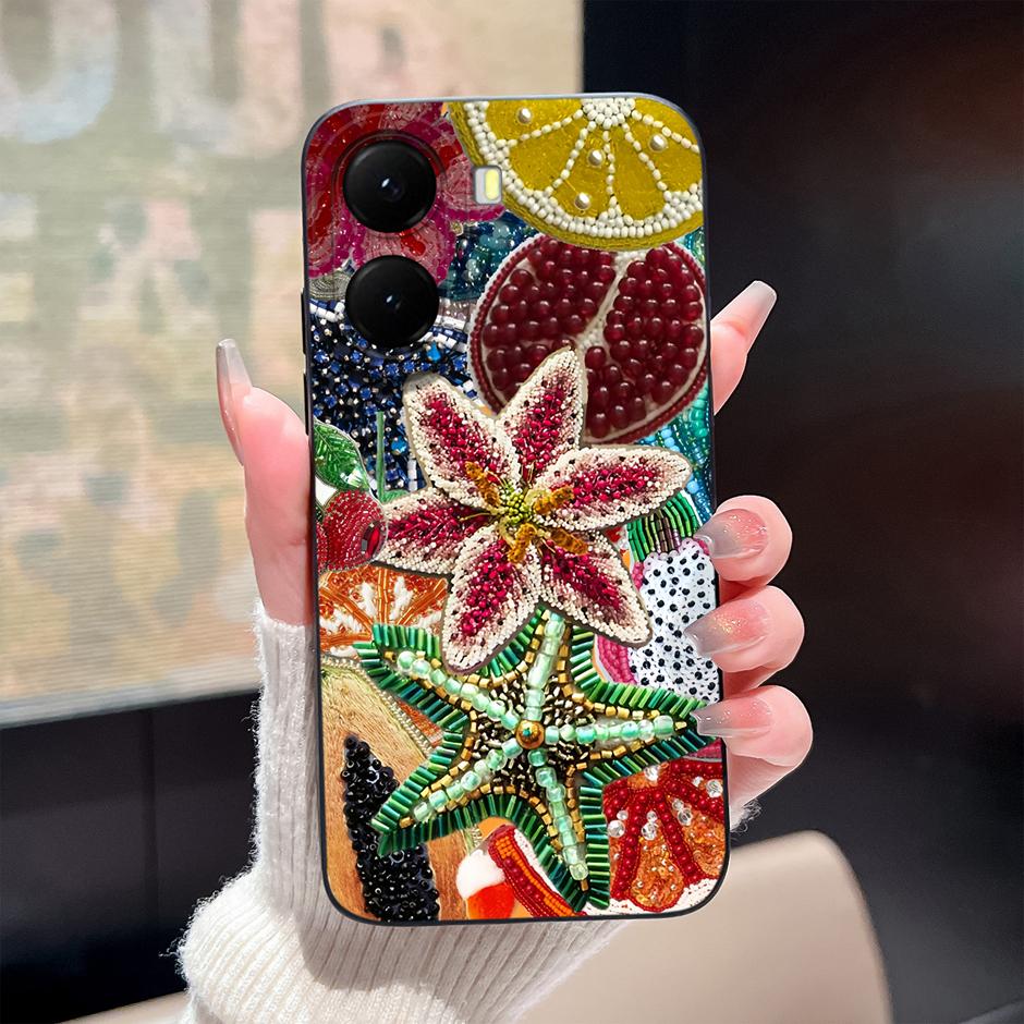 Case For Xiaomi Poco X7 X8 Pro Max Beautiful Bowknot Flower Anti-Fingerprint Unique Phone Cover For PocoX7Pro PocoX8ProMax Coque