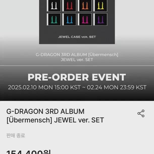 

G-dragon Wevermansh Альбом Jewel Ver. набор