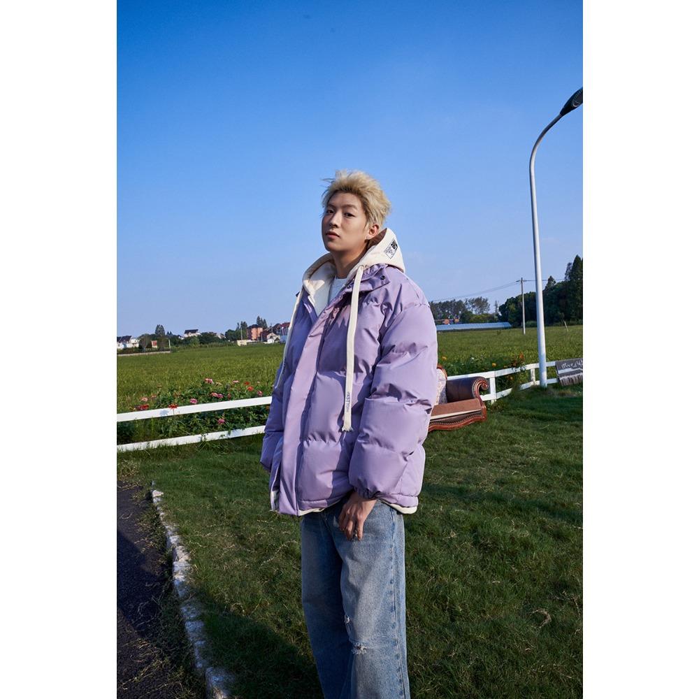A multi-color cotton-padded jacket, a fashionable and versatile Japanese loose coat for both men and women in winter