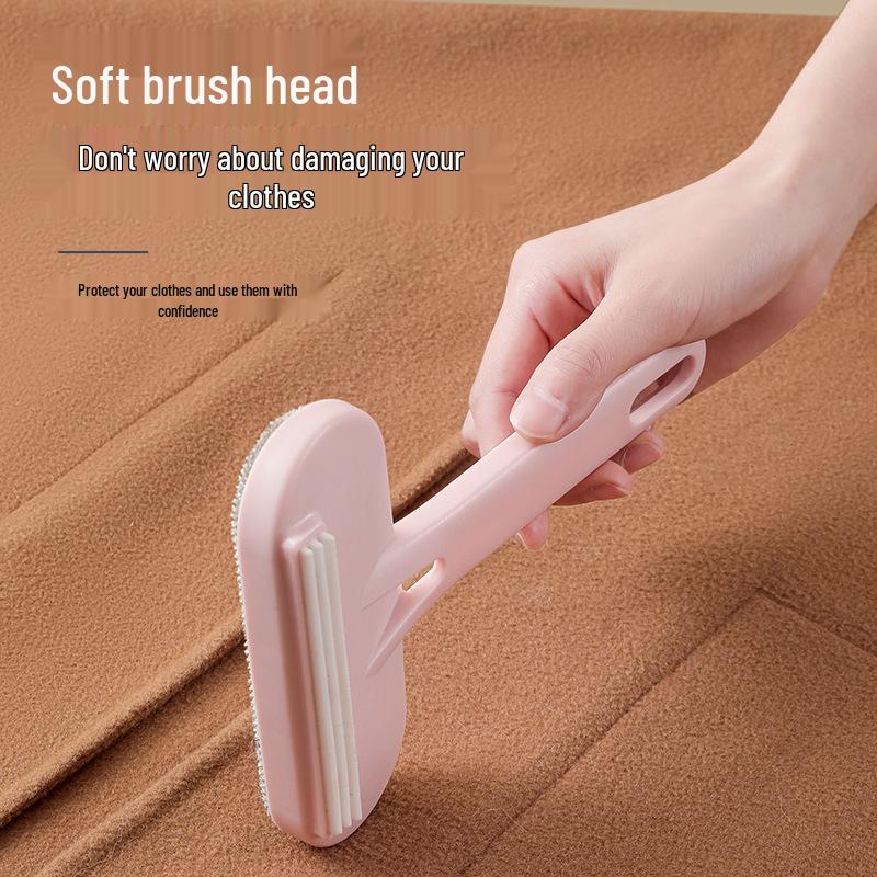 Double-Sided Electrostatic Lint & Pet Hair Remover Brush for Clothes and Wool Coats