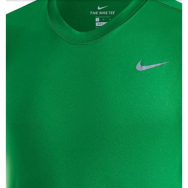 New Nike T Shirt Men's Apple Green/Cool Gray HF0507-315
