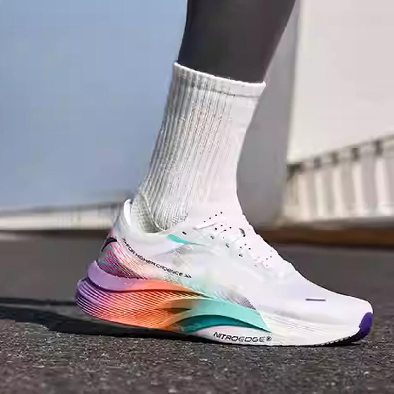 Anta C202 5 GT Full Carbon Plate Professional Marathon Racing Cushioning Low Top Running Shoes Men Sneakers Colorful 112355560-9