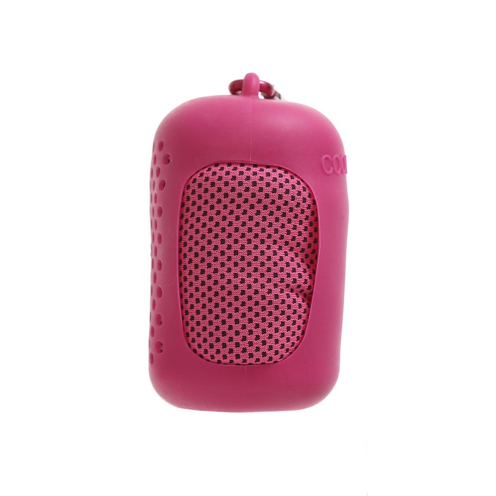 Portable Quick-Dry Cooling Sports Towel Set with Silicone Case