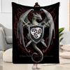 Gothic Style Blanket Comfortable Suitable for Livingroom Office Bed All-Season Use Stylish Decor Birthday Christmas Gift Blanket