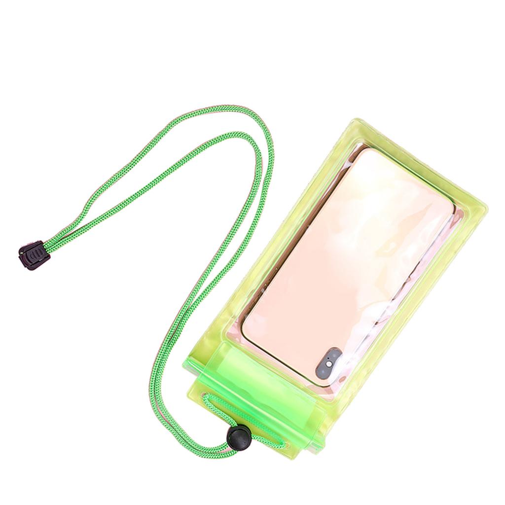 Handy Wasserdichte Hülle PVC Transparent Drei Schichten Versiegelt Handy Trockentasche für Rafting Strand Schwimmen