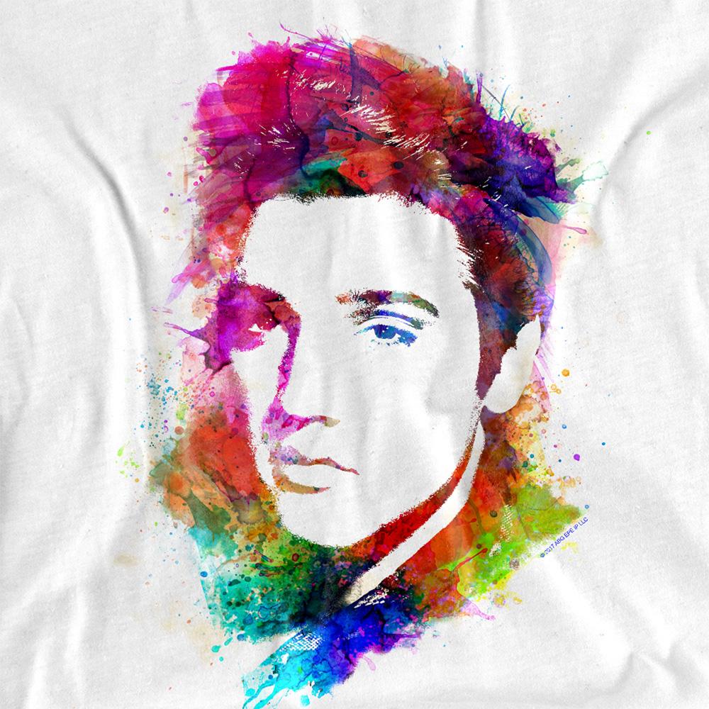 Elvis Presley Unisex Erwachsener König Aquarell Langarm-T-Shirt