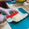 16 Pcs Plastic Butter Knife Spreader, Multi Purpose Plastic Butter Spreading Spreader Knife, Kitchen Frosting Knives for Cheese Cream Icing, Lime