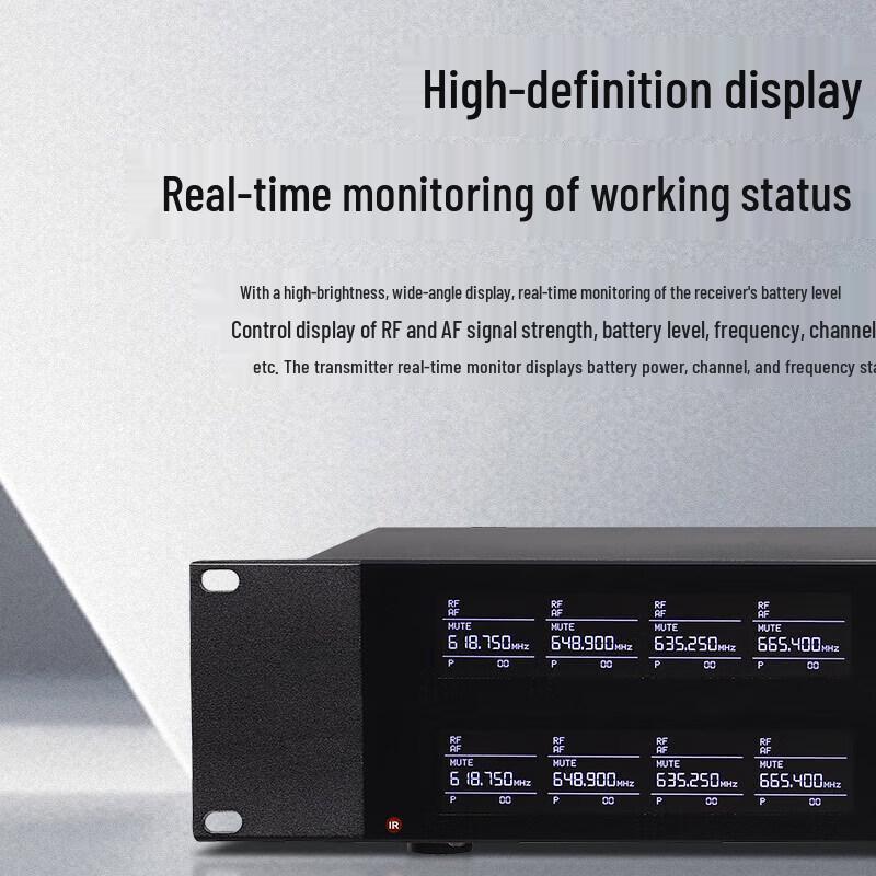 HuiDu HD-X8 Professional Wireless Microphone System (CN version)