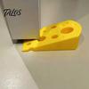 Talos 3D-gedruckter Käse-Türstopper, Rutschfester Türstopper, Stabile Basiskeil, Schützt Wände Möbel, Kreativer Türstopper für Schlafzimmer Wohnzimmer