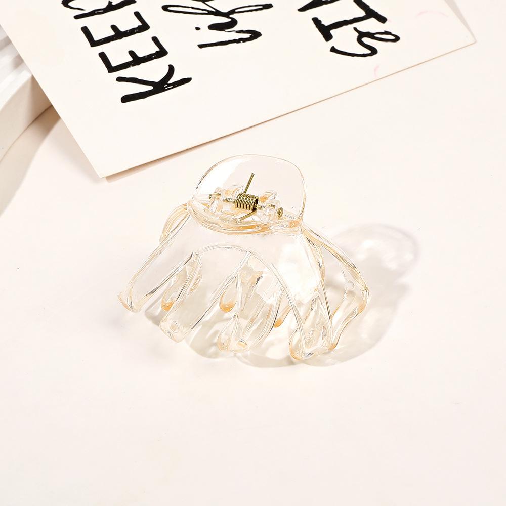 

Необычный головной убор, Заколка-восьмикрючок, Простая японская и корейская заколка, Геометрическая, Зажим-акула, Украшение для волос. шампанского